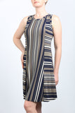 RYA Sleeveless Striped Dress